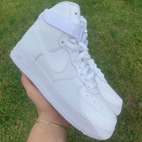 nike air force high white
